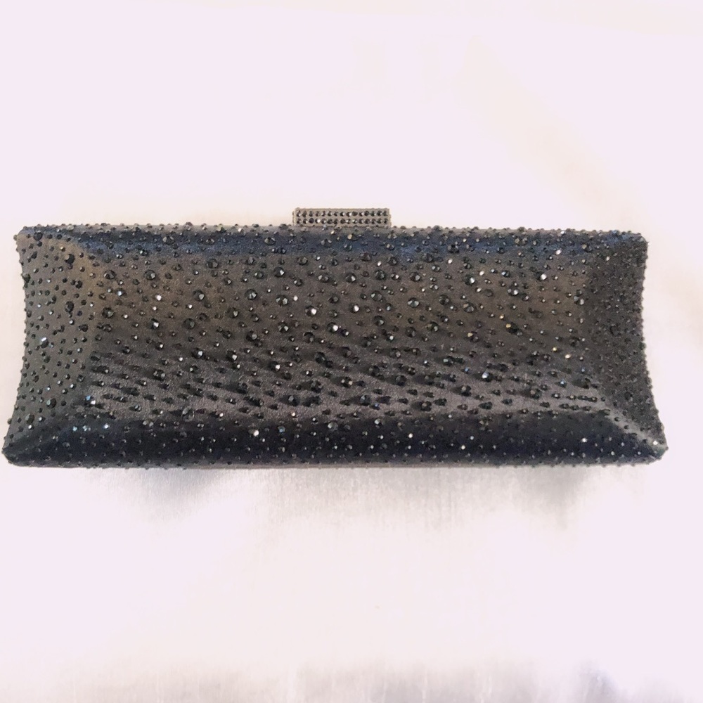 New Women’s Black Evening Wedding clutch handbag